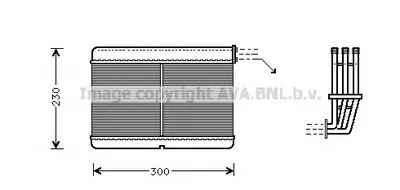 Теплообменник, отопление салона AVA QUALITY COOLING купить