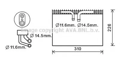 Испаритель, кондиционер AVA QUALITY COOLING купить