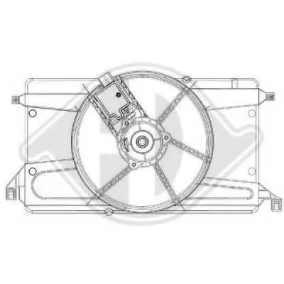 Вентилятор, охлаждение двигателя DIEDERICHS купить