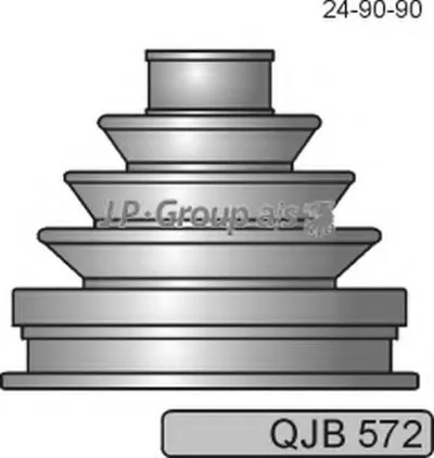 Комплект пылника, приводной вал QH JP GROUP купить