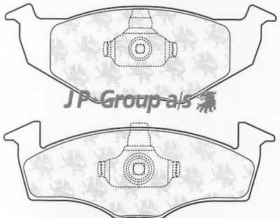 Комплект тормозных колодок, дисковый тормоз QH JP GROUP купить