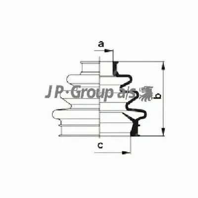 Комплект пылника, приводной вал QH JP GROUP купить
