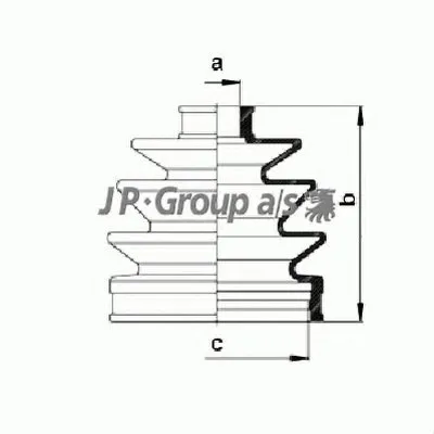 Комплект пылника, приводной вал QH JP GROUP купить
