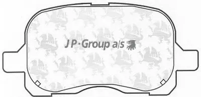 Комплект тормозных колодок, дисковый тормоз QH JP GROUP купить