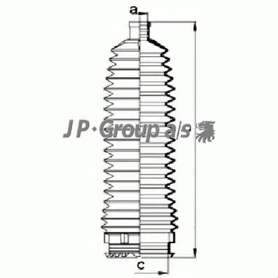Комплект пылника, рулевое управление QH JP GROUP купить