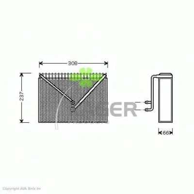 Испаритель, кондиционер KAGER купить