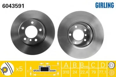 Тормозной диск GIRLING купить