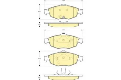 Комплект тормозных колодок, дисковый тормоз GIRLING купить