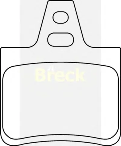 Комплект тормозных колодок, дисковый тормоз BRECK купить