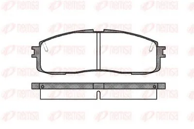 Комплект тормозных колодок, дисковый тормоз KAWE купить