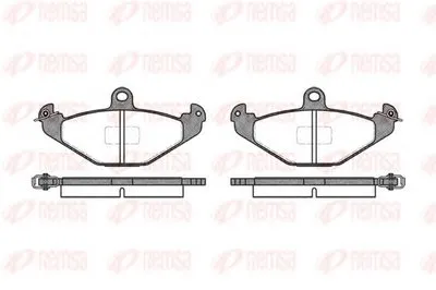 Комплект тормозных колодок, дисковый тормоз KAWE купить