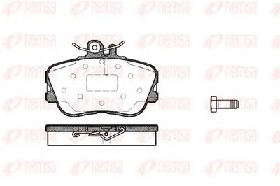 Комплект тормозных колодок, дисковый тормоз KAWE купить