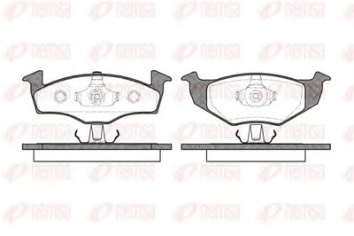 Комплект тормозных колодок, дисковый тормоз KAWE купить