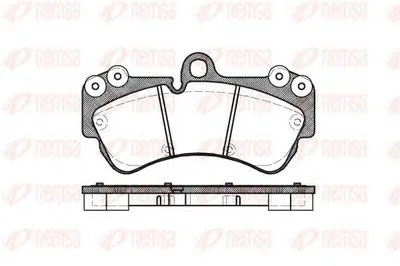 Комплект тормозных колодок, дисковый тормоз KAWE купить