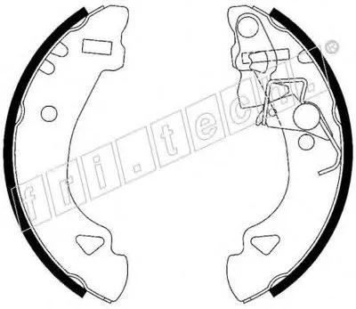 Комплект тормозных колодок fri.tech. купить