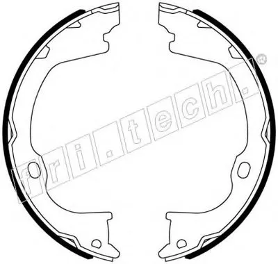 Комплект тормозных колодок, стояночная тормозная система fri.tech. купить