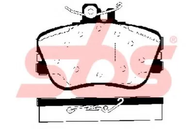 Комплект тормозных колодок, дисковый тормоз sbs купить