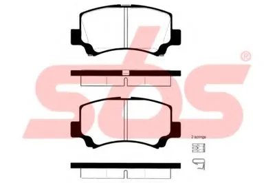 Комплект тормозных колодок, дисковый тормоз sbs купить