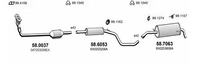 Система выпуска ОГ ASSO купить