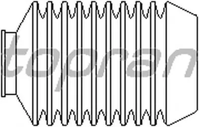 Пыльник, рулевое управление TOPRAN купить