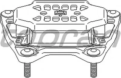 Подвеска, автоматическая коробка передач; Подвеска, ступенчатая коробка передач TOPRAN купить