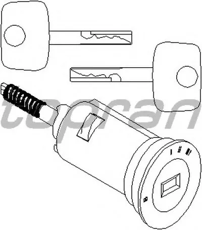 Замок, замок-выключатель TOPRAN купить