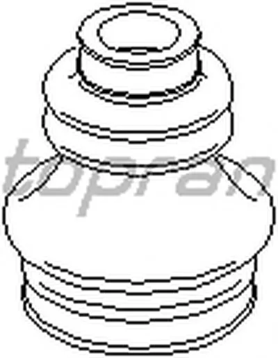 Пыльник, приводной вал TOPRAN купить