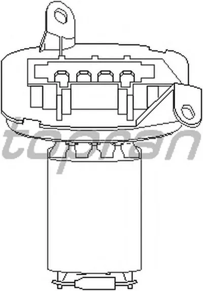 Сопротивление, вентилятор салона TOPRAN купить