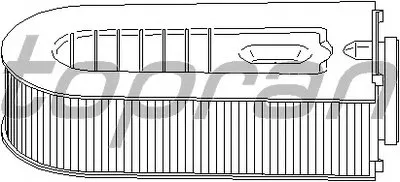 Воздушный фильтр TOPRAN купить