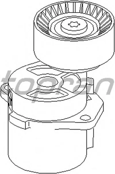 Натяжитель ремня, клиновой зубча TOPRAN купить