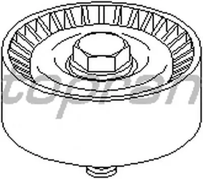 Паразитный / ведущий ролик, поликлиновой ремень TOPRAN купить