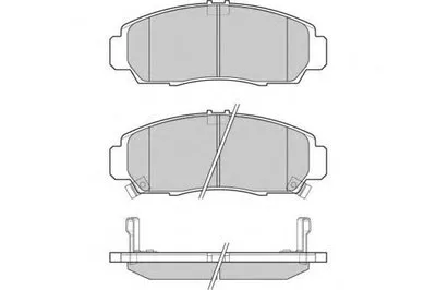 Комплект тормозных колодок, дисковый тормоз E.T.F. купить