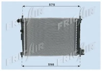 Радиатор, охлаждение двигателя FRIGAIR купить