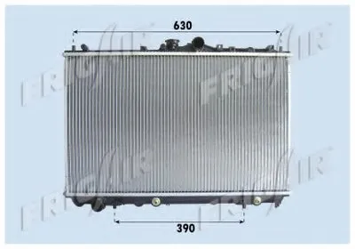 Радиатор, охлаждение двигателя FRIGAIR купить