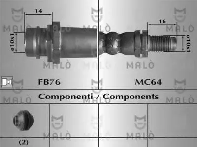 Тормозной шланг MALÒ купить