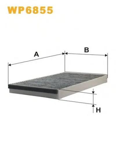 Фильтр, воздух во внутренном пространстве WIX FILTERS купить
