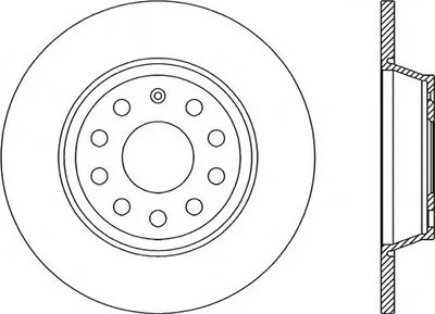 Тормозной диск ADAPTIVE OPEN PARTS купить