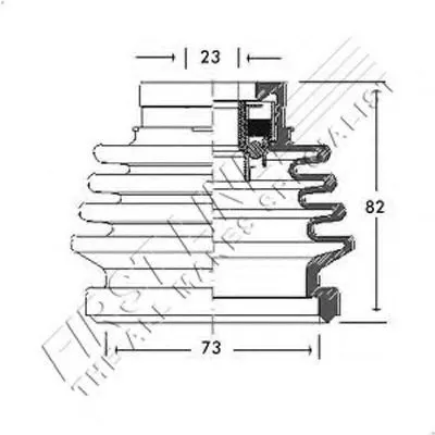 Пыльник, приводной вал FIRST LINE купить