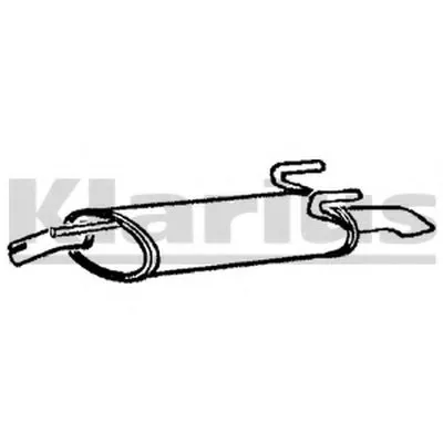 Глушитель выхлопных газов конечный KLARIUS купить