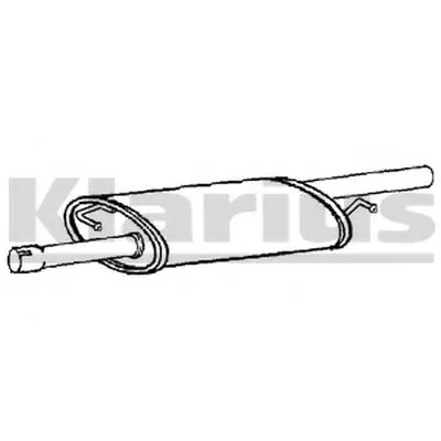 Средний глушитель выхлопных газов KLARIUS купить