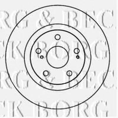 Тормозной диск BORG & BECK купить