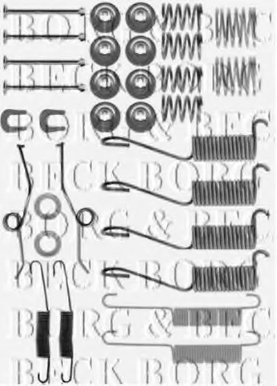 Комплектующие, колодки дискового тормоза BORG & BECK купить