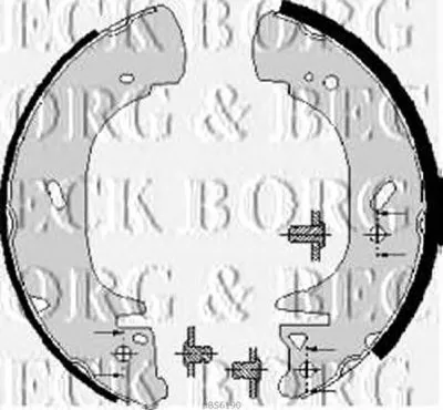 Комплект тормозных колодок BORG & BECK купить