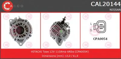 Генератор BRAND NEW SERIES CASCO купить