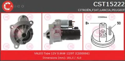 Стартер GENUINE SERIES CASCO купить