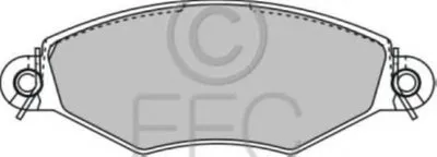 Комплект тормозных колодок, дисковый тормоз EEC купить