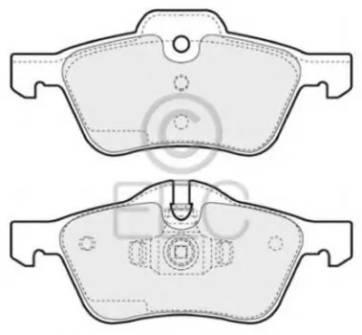 Комплект тормозных колодок, дисковый тормоз EEC купить