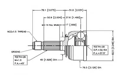 Шарнирный комплект, приводной вал VEMA купить