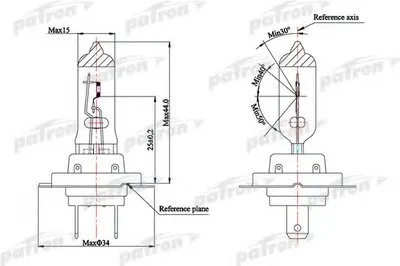 Лампа накаливания, фара дальнего света; Лампа накаливания, основная фара; Лампа накаливания, противотуманная фара; Лампа накаливания, основная фара; Лампа накаливания, фара дальнего света; Лампа накаливания, противотуманная фара; Лампа накаливания, фара с авт. системой стабилизации; Лампа накаливания, фара с авт. системой стабилизации PATRON купить