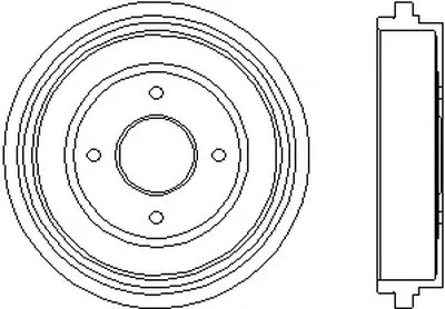 Тормозной барабан HELLA PAGID купить